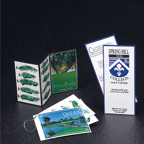 Golf Yardage Cards