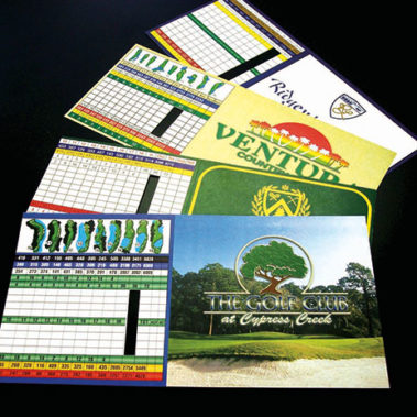 Golf Course Scorecard Printing | Free Design &amp; Fast Printing